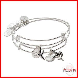Expandable Sparrow Bangle Set Nickel-Free Brass Bracelets Mother Daughter